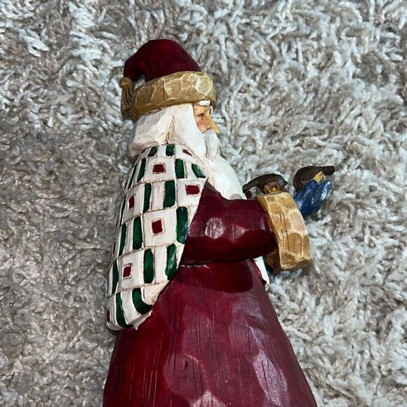 Jim Shore Santa Christmas Ornament Birds Birdhouse Roosters Enesco 2002 - Picture 11 of 16